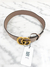 Cinto Gucci GG Marmont Nude Tam.80 - loja online