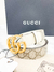 Cinto Gucci GG Marmont Off White e Monograma Tam.90 - NOVO - Brechó Closet de Luxo