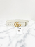 Cinto Gucci GG Marmont Off White Tam.90 - Brechó Closet de Luxo