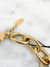 Colar Moschino Resort Shopping Bag Logo Dourado - Brechó Closet de Luxo