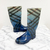 Galocha Burberry House Check Xadrez Gradient Azul 37Br