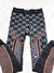 Legging Gucci Sport Monograma Preta e Laranja Tam.G - comprar online