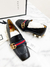 Mocassim Gucci Mid-Heel GG Pearl Embellished Loafer Preto 34/35Br - NOVO - Brechó Closet de Luxo