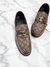 Mocassim Louis Vuitton Loafer Major Damier Ebene 42BR - MASCULINO na internet