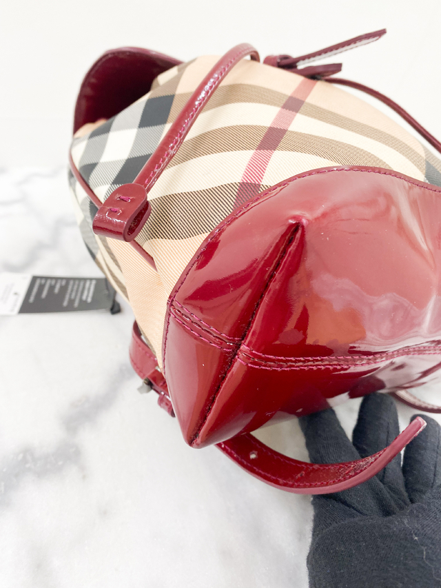 Mochila clearance burberry rosa