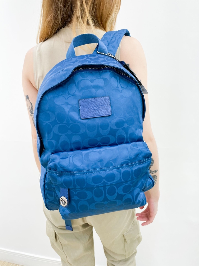 Mochila coach azul hotsell