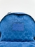 Mochila Coach Monograma Azul - Brechó Closet de Luxo