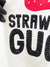 Moletom Gucci Strawberry Logo Cravejado Off White Tam.M - Brechó Closet de Luxo