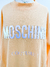 Moletom Moschino Nevermind Spirit Orange Holographic Logo Tam.G - NOVO - Brechó Closet de Luxo