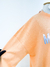 Moletom Moschino Nevermind Spirit Orange Holographic Logo Tam.G - NOVO - comprar online