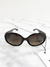 Óculos Fendi Pequin Stripe Logo Marrom - Brechó Closet de Luxo