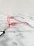 Óculos Valentino Garavani V-Ring Translucent Pink Logo - comprar online