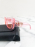 Óculos Valentino Garavani V-Ring Translucent Pink Logo - Brechó Closet de Luxo