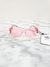 Óculos Valentino Garavani V-Ring Translucent Pink Logo
