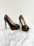 Peep Toe Fendi Vinho 37BR - comprar online