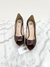 Peep Toe Fendi Vinho 37BR