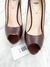 Peep Toe Fendi Vinho 37BR - Brechó Closet de Luxo