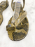 Rasteirinha Bottega Veneta Spiral Snake 33BR na internet