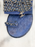 Rasteirinha Chanel Chain Logo Azul 34BR - comprar online