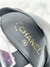 Rasteirinha Chanel Preta 37/38BR NOVA - Brechó Closet de Luxo