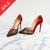 Scarpin Louboutin Miluna Vermelho e Preto 35/36BR