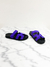 Sandália Hermès Chypre Purple Satin 35/36Br - loja online