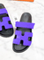 Sandália Hermès Chypre Purple Satin 35/36Br na internet