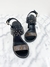 Sandália Louis Vuitton Nomad Preta e Monograma 39BR na internet