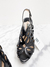 Sandália Prada Strappy Slingback Metallic Gray 34Br - comprar online
