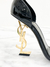 Sandália Saint Laurent Opyum 110 Logo Preta 35Br - comprar online
