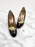 Sapato Dolce&Gabbana Anabela Verniz Preto 37BR - Brechó Closet de Luxo