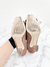 Sapato Miu Miu Bow Suede Taupe Malva 35Br - Brechó Closet de Luxo