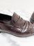 Sapato Prada Brushed Leather Logo Marrom 42BR - MASCULINO - loja online