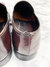 Sapato Prada Brushed Leather Logo Marrom 42BR - MASCULINO - loja online