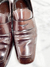 Sapato Prada Brushed Leather Logo Marrom 42BR - MASCULINO
