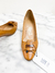 Sapato Salvatore Ferragamo Logo Caramelo 37Br - Brechó Closet de Luxo