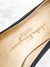 Sapato Salvatore Ferragamo Logo Preto 36/37BR - Brechó Closet de Luxo