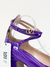 Sapato Valentino V Logo Roxo 38Br - NOVO - loja online