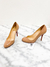 Scarpin Louboutin Decollete Patent Leather Nude 35BR