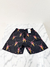 Short Gucci Silk Ice Cream Printed Logos Preto Tam.M - NOVO - loja online