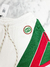 Short Gucci Web Logo Branco Tam.M - loja online