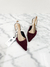 Slingback Dior J'adior Vinho Logo 34BR - NOVO - comprar online