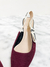 Slingback Dior J'adior Vinho Logo 34BR - NOVO na internet