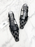 Slingback Gucci Tom Crystals GG Mesh Preto 35/36Br - Brechó Closet de Luxo