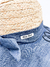 Sun Hat Miu Miu Logo Denim Straw Tam.M - Brechó Closet de Luxo