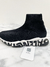 Tênis Balenciaga Sock Speed Trainer Graffiti Logo Preto 35BR