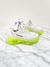 Tênis Balenciaga Triple S Clear Sole Logo Branco e Verde 34Br na internet