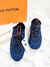 Tênis Louis Vuitton Knit Damier Fastlane Azul 39BR - MASCULINO na internet