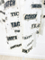 Vestido Moschino Chemise Lettering Pins Off White Tam.M