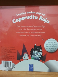 CUENTOS CLASICOS POP-UP: CAPERUCITA ROJA - comprar online